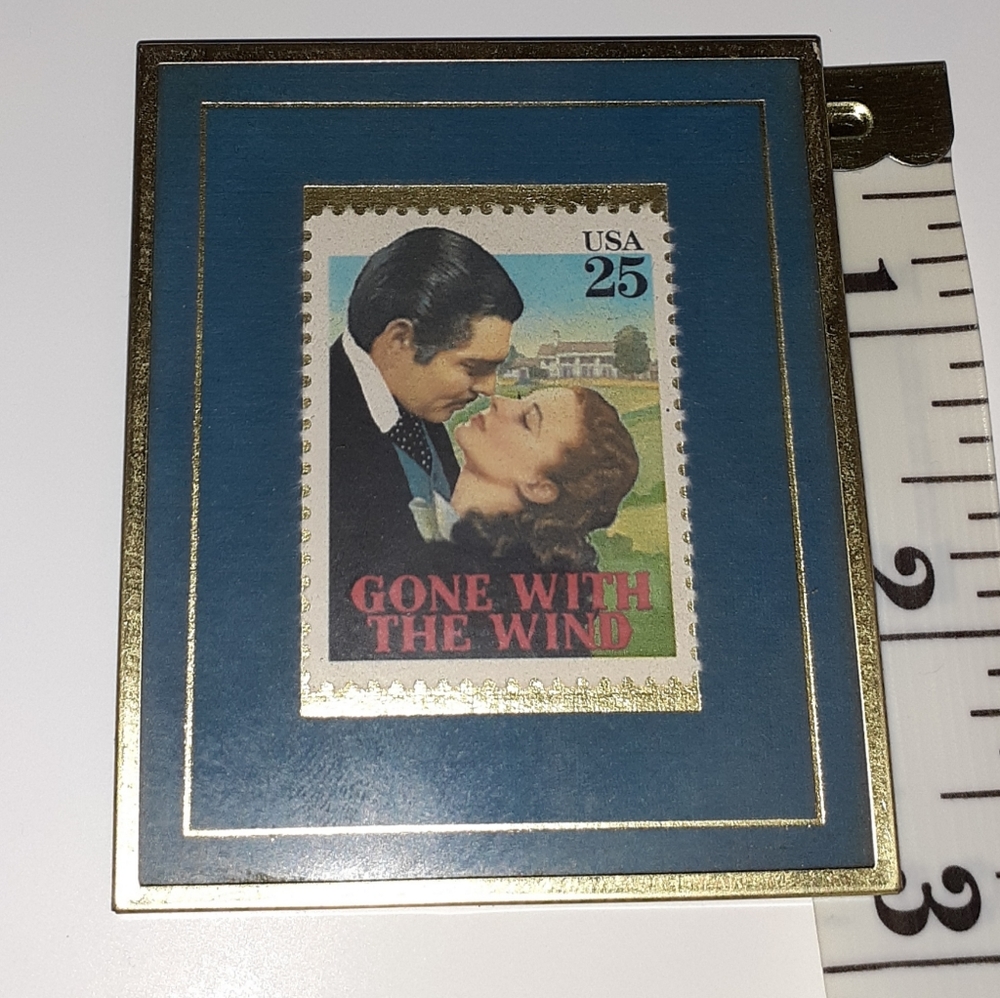 Hanford Heirlooms Gone with the Wind Framed Stamp